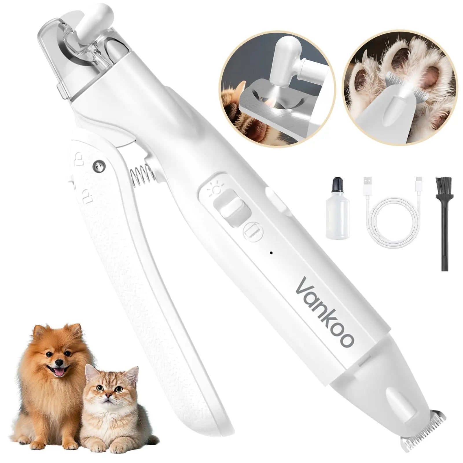 2-in-1 Pet Paw & Nail Trimmer 🐾✂️