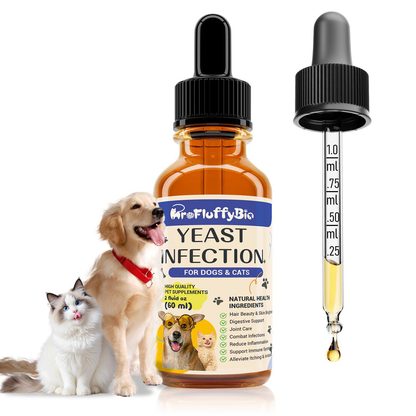 Dog Ear & Skin Relief Drops, Yeast Infection Treatment for Dogs – 60Ml | Soothes Itching, Supports Healthy Ears & Skin, Allergy Relief for Puppies & Dogs