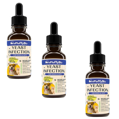 Dog Ear & Skin Relief Drops, Yeast Infection Treatment for Dogs – 60Ml | Soothes Itching, Supports Healthy Ears & Skin, Allergy Relief for Puppies & Dogs