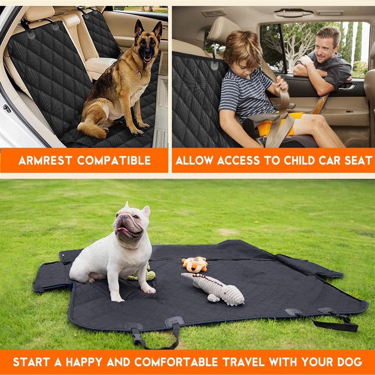 Waterproof Dog Car Seat Cover 🐾🚗