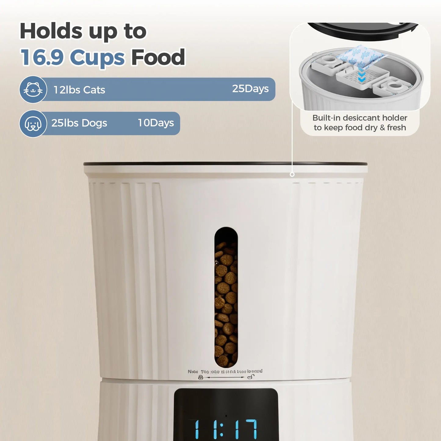 Smart WiFi Pet Feeder – 4L 🐾📱