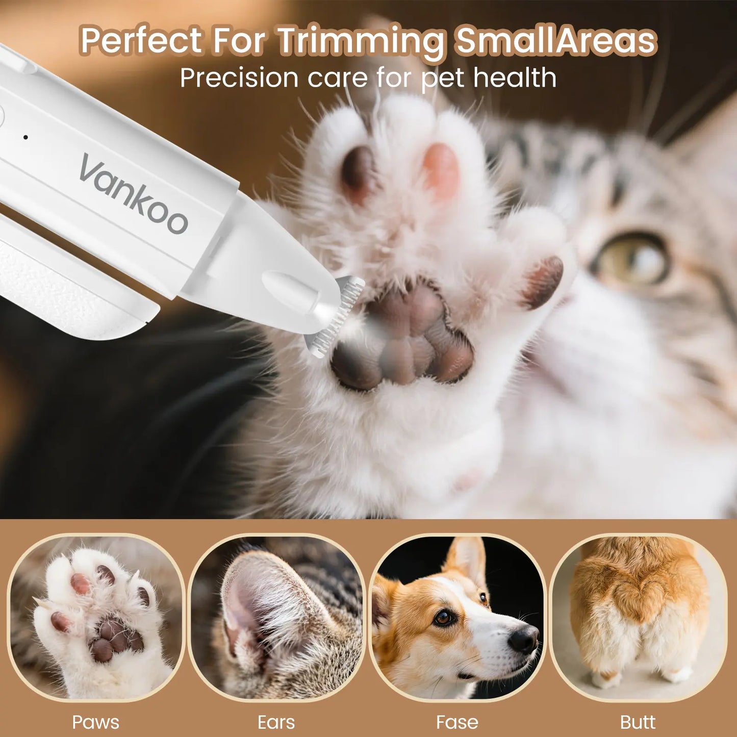 2-in-1 Pet Paw & Nail Trimmer 🐾✂️