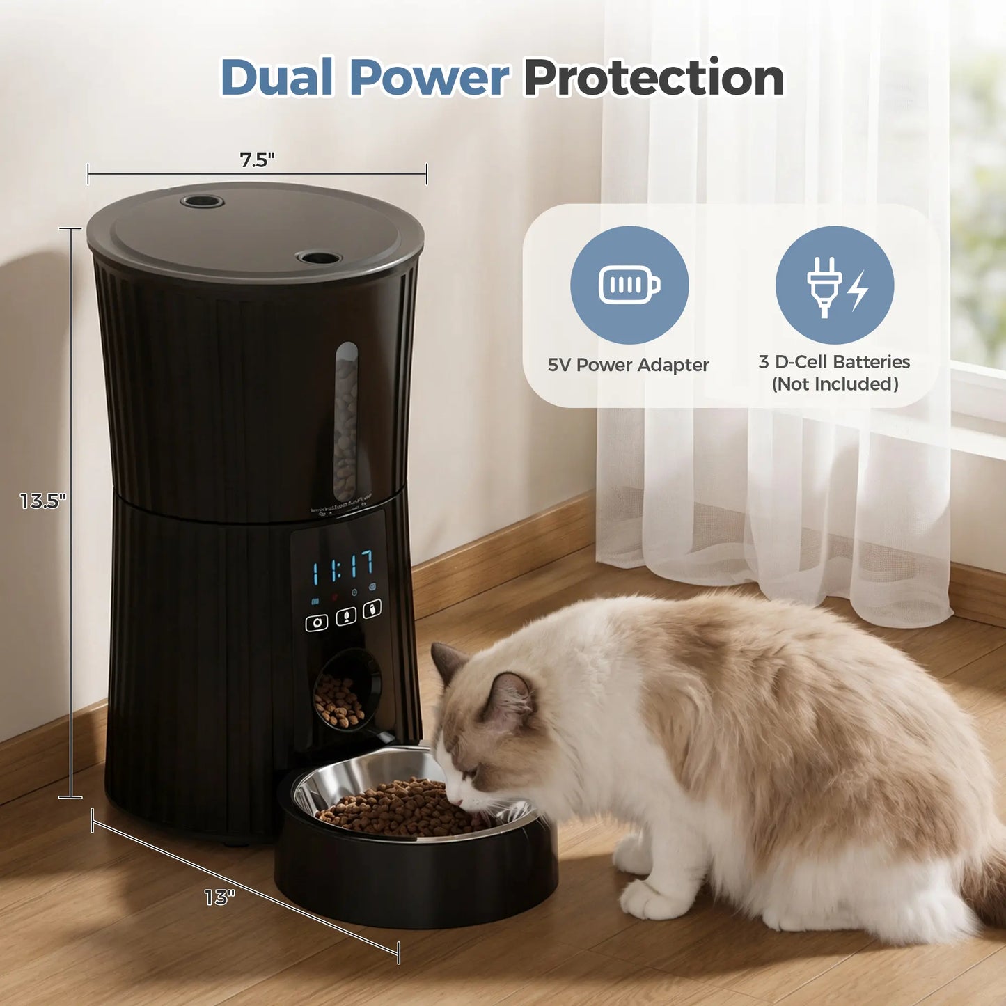 Smart WiFi Pet Feeder – 4L 🐾📱
