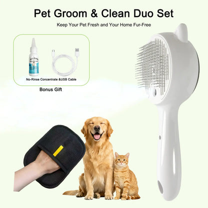 Pet Grooming & Fur Removal Kit