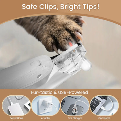 2-in-1 Pet Paw & Nail Trimmer 🐾✂️